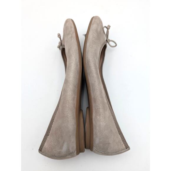 Paul Green Ursula Ballet Flat Bow Front Round Toe Women's Beige Size US10.5/UK8 - Picture 6 of 14